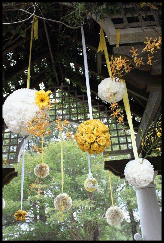 wedding outdoor flowers